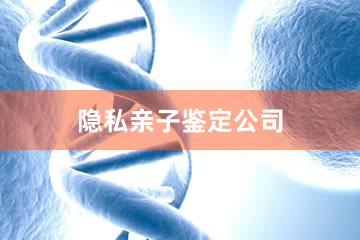 上海隐私亲子鉴定公司